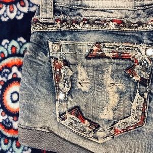 Miss Me Jean Shorts Size 27